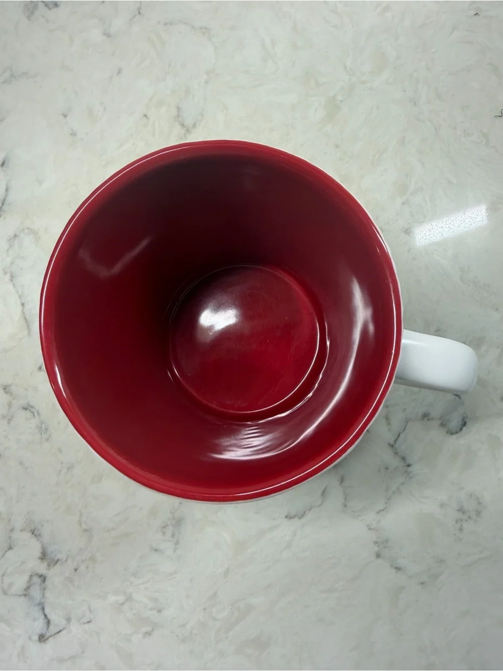 Starbucks White 3D Ripple Heart 16oz Mug 2008